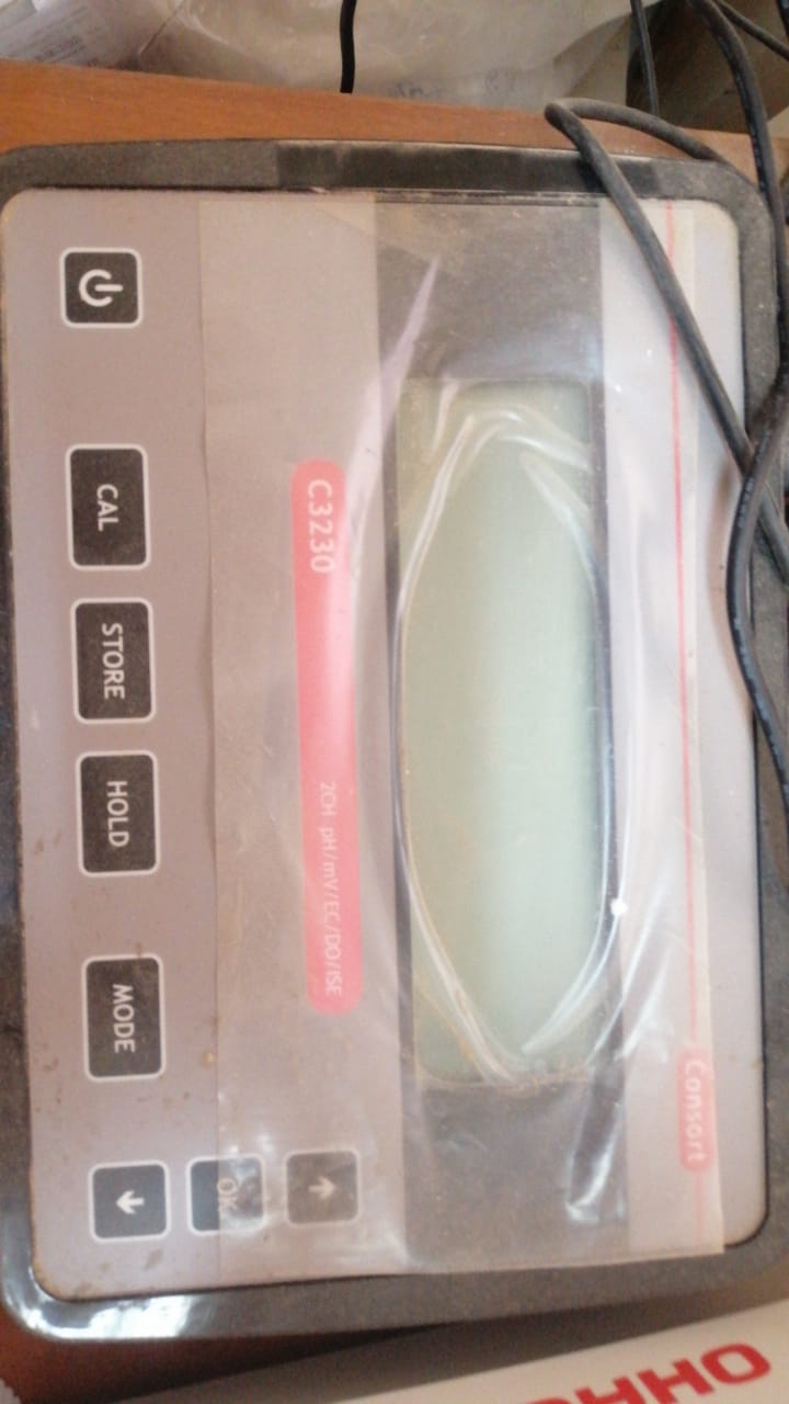 pH meter , conductivity meter