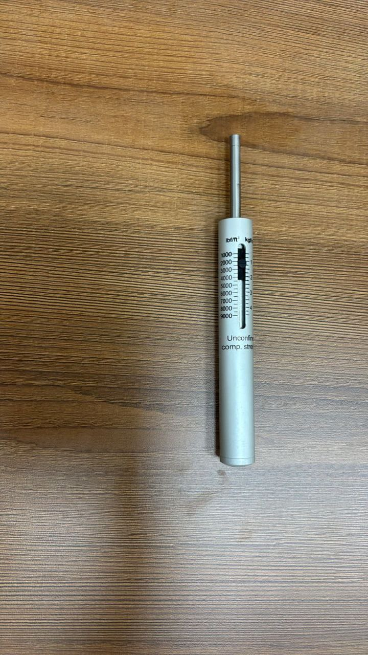 Pocket Penetrometer.