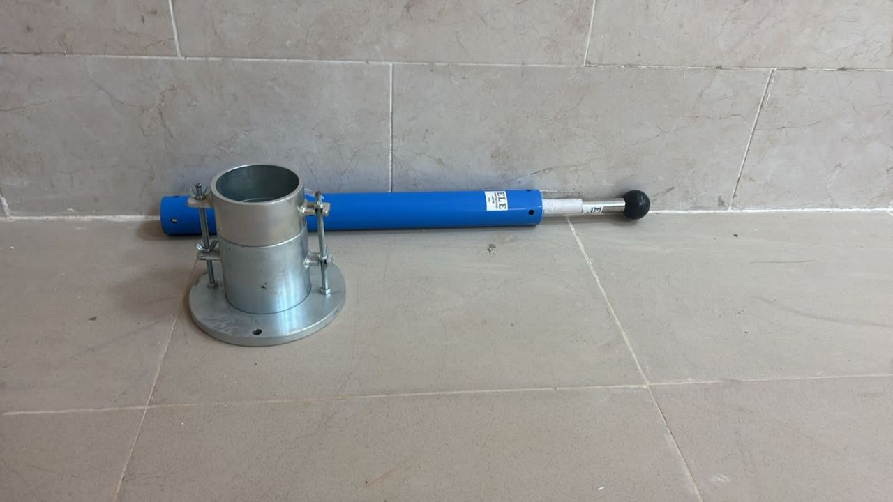 Compaction rammer 4.5 Kg50mm diameter with 450mm drop, manufactured from corrosion protected steel