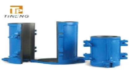 Metal cylinders for concrete samples, 15 cm in diameter and 30 cm in length, made of solid steel.