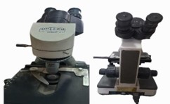 Binocular optech microscope