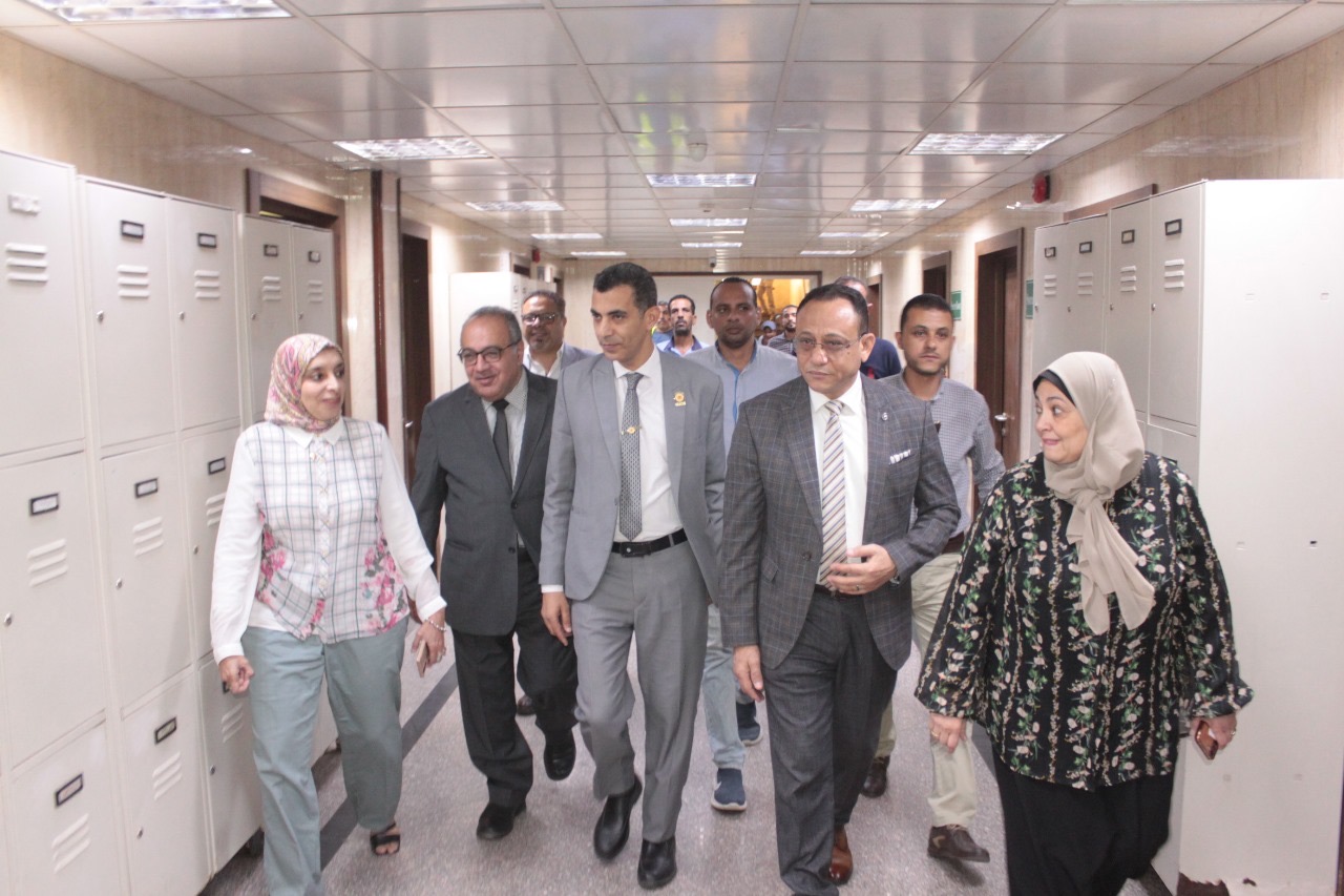 National Bank for Laboratories Director Tours Assiut University Research Facilities for Development Support.